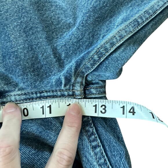 Re/Done Originals 70’s Ultra Stovepipe Jean Light Destroyed 15 Wash - Picture 10 of 11